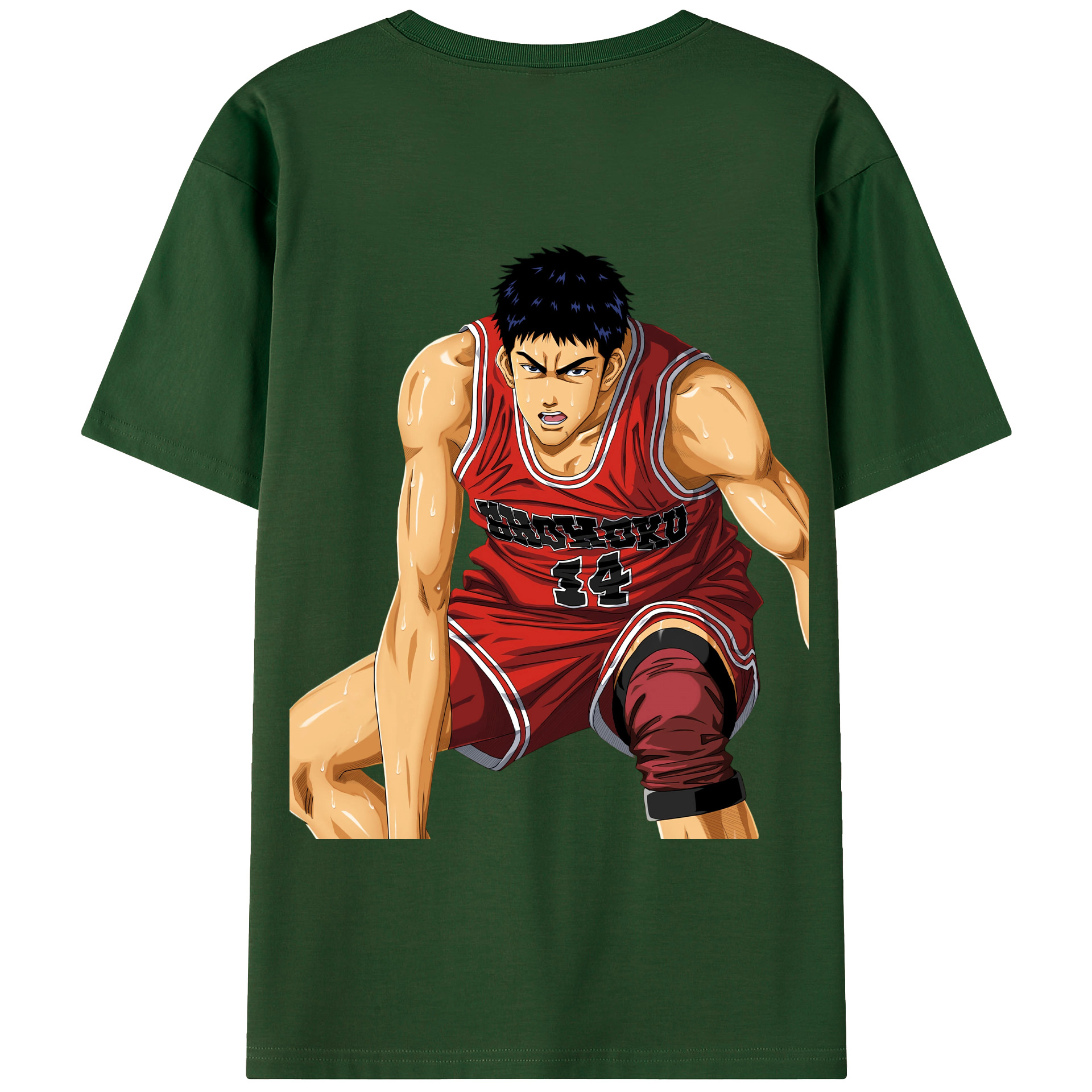 SLAM DUNK／スラムダンク 綿100％半袖Tシャツ（背面プリント）